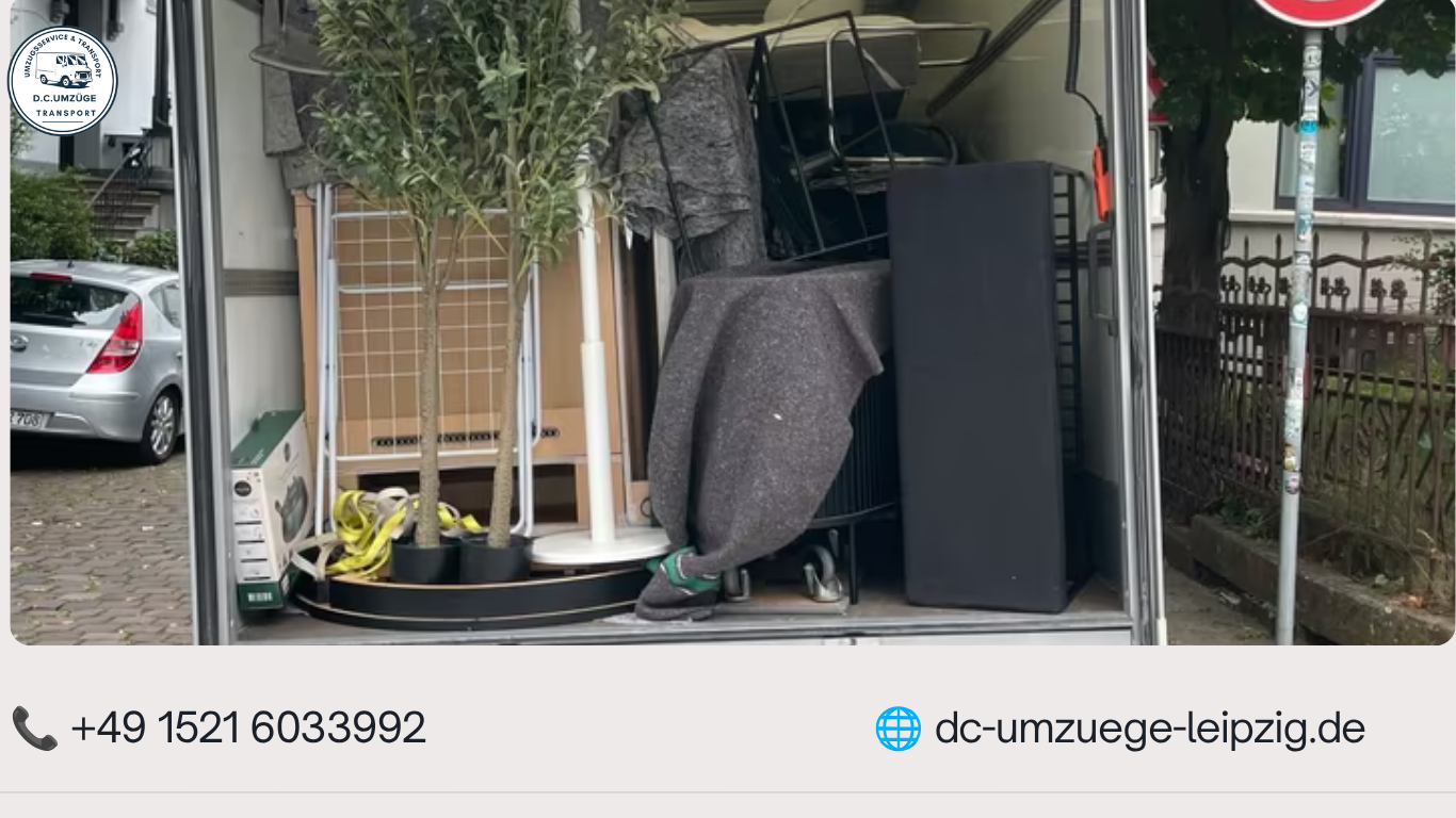 Umzugshelfer in Leipzig beim Möbeltragen